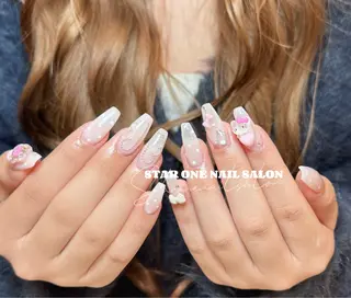 ネイル 星 あみのネイルデザイン