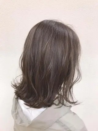 ミディアム 松本平太郎美容室大宮店所属・もりたみかこ 美容師お休み中のヘアスタイル