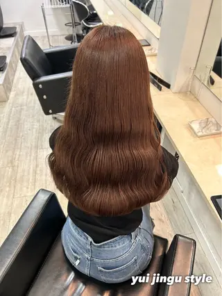 ロング カラー パーマ ヘアアレンジ メンズ ワット 原宿のヘアスタイル