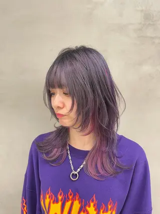 セミロング luce所属・千代 夏輝のヘアスタイル