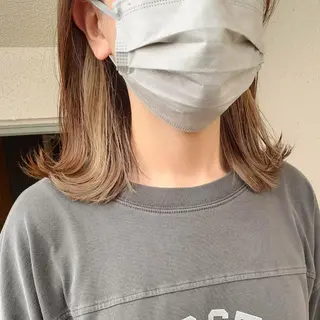 ミディアム カラー 🔳髪質改善🔳 岡本陽のヘアスタイル