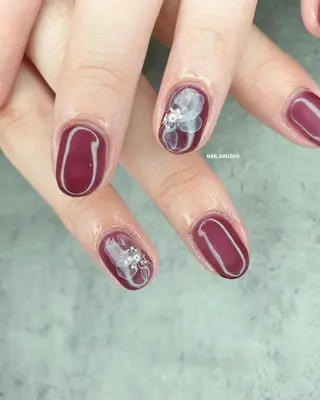 ネイル 3dパーツ/流行り 👧shushu❤️のネイルデザイン