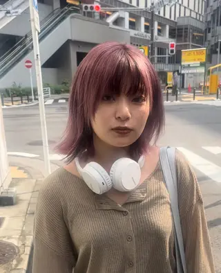 ミディアム カラー Go Today シェアサロン 横浜店所属・【ただの天才 🎨】のヘアスタイル