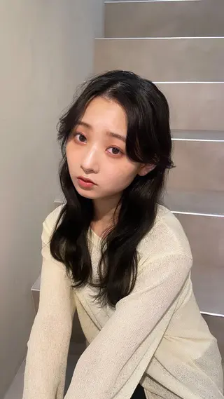 ロング 十川 明優花のヘアスタイル