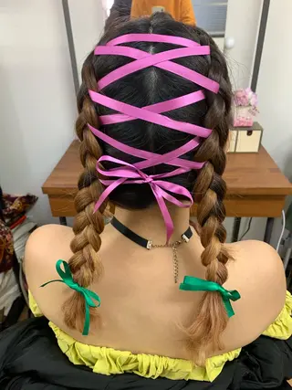 セミロング Delight ヘアメイク着付けのヘアスタイル