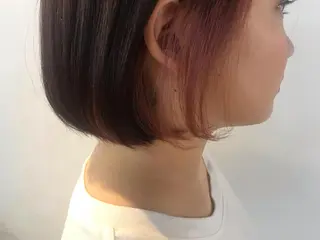 ショート カラー ヘアアレンジ stylist/蛯谷 珠里のヘアスタイル