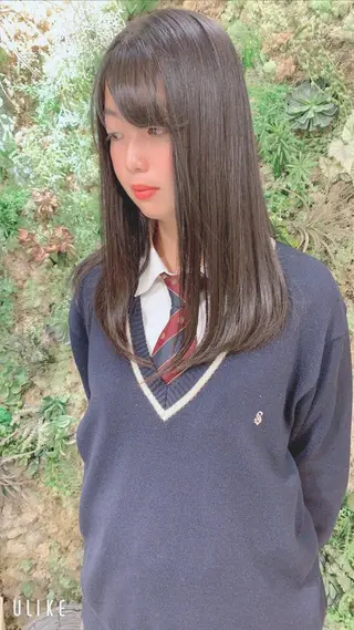 ロング 支持率No.1💖 オチアイのヘアスタイル