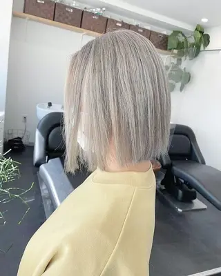 ミディアム カラー JIL BLAN 京都所属・RU RIのヘアスタイル