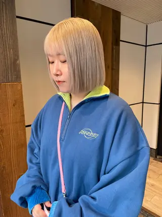 ショート カラー 渋谷 留菜のヘアスタイル