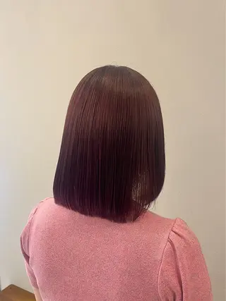 ミディアム カラー 暖色/顔周り /ヘアメ/あつはのヘアスタイル