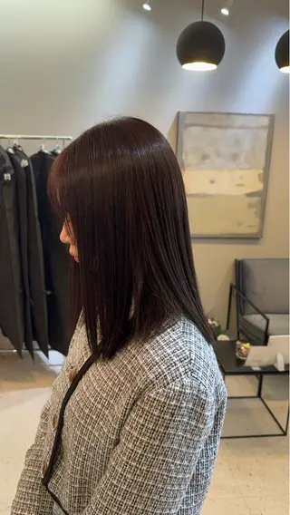 ミディアム 箕面/ボブ/ 髪質改善/加藤優眞のヘアスタイル