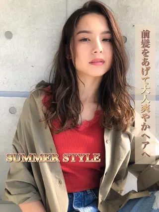 セミロング カラー ELTE表参道所属・✨上品レディーなヘア スタイルへ✨髙木諒也のヘアスタイル