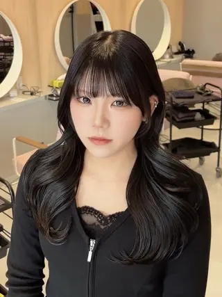 小顔×韓国レイヤー/ 骨格診断/Rikuのヘアスタイル