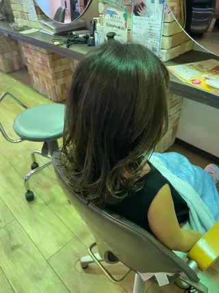 セミロング hair  make echo所属・hair make echo滿木あい花のヘアスタイル