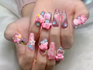 ネイル lucky nail 歌舞伎町のネイルデザイン