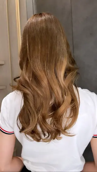 ロング カラー 名駅/大人韓国ヘア 艶カラー/Rihoのヘアスタイル