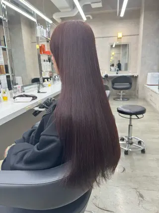 カラー 透明感ベージュ🤎 ナチュラルレイヤーのヘアスタイル