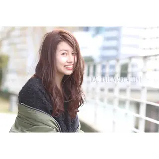 ロング カラー 坂東 秀幸のヘアスタイル