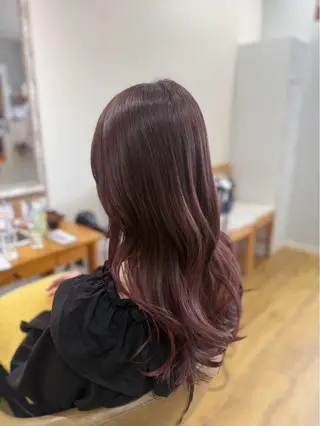 ロング カラー 髪質改善美容室Flat.千葉所属・トゥサリ/ 海外ヘア/レイヤーのヘアスタイル