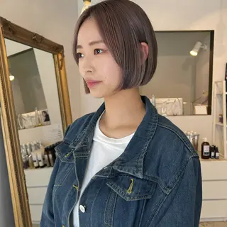 ショート KIJI所属・haruka /透明感カラーのヘアスタイル