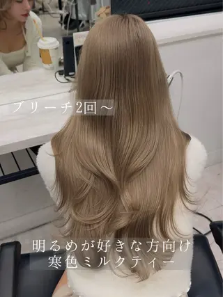 ロング カラー 高島大登/顔周り /レイヤーカットのヘアスタイル