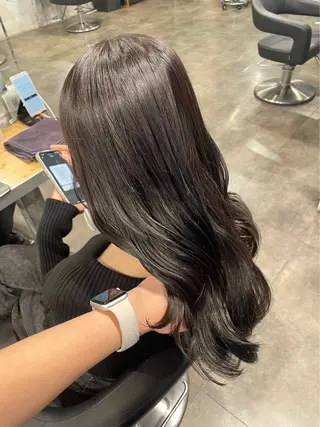 ロング カラー みう/仙台/暖色/ 艶髪/顔周りカット/のヘアスタイル