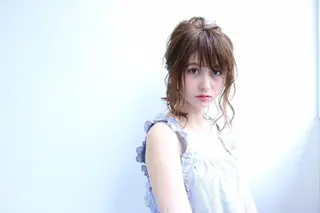 ミディアム カラー パーマ 山下 直人のヘアスタイル