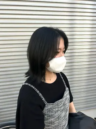 ミディアム カラー 💙ルル💙 ハイトーン/レイヤーのヘアスタイル