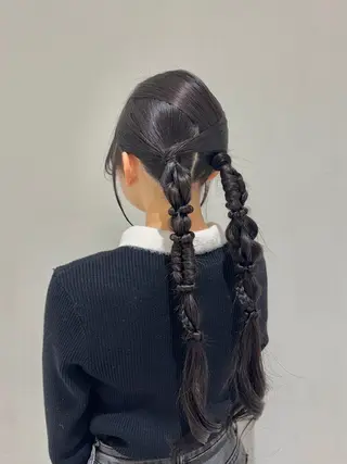 ヘアアレンジ 髪質改善/暖色カラー 美花🐰🎀のヘアスタイル