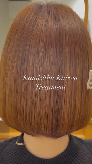 ショート カラー 👑人気韓国ヘア👑 髪質改善Zina真鍋のヘアスタイル