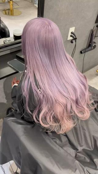 ロング 【艶カラー⠀】坂東 要のヘアスタイル