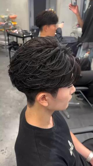 ショート パーマ メンズ 伊藤 大地のヘアスタイル