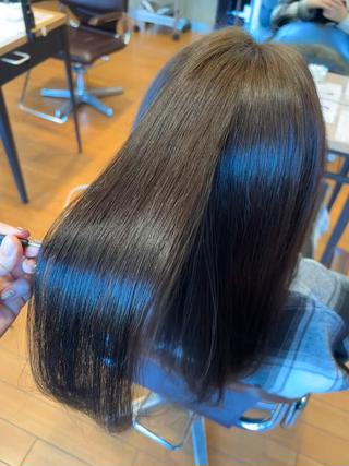 ロング カラー mahiro/暖色 カラー/カットモデルのヘアスタイル