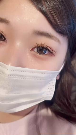 マツエク・マツパ Nono.所属・🎀Hana🎀 束感まつ毛のマツエク・マツパデザイン