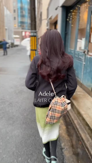 大人艶髪レイヤーカット 