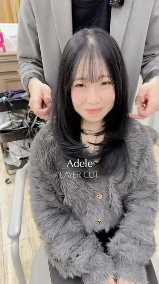 大人艶髪レイヤーカット 