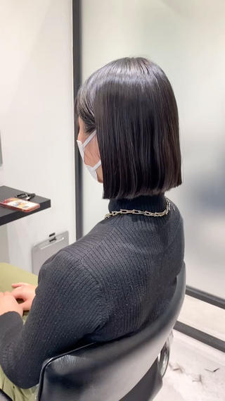 ショート カラー パーマ ヘアアレンジ メンズ キッズ ネイル マツエク・マツパ アイブロウ 髪質改善水素TR× レイヤーカット/熊澤のヘアスタイル
