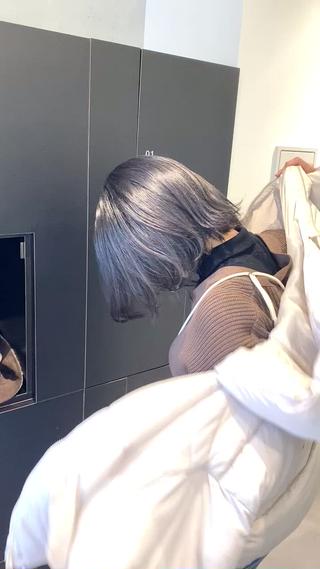 ショート カラー パーマ ヘアアレンジ メンズ キッズ ネイル マツエク・マツパ アイブロウ 髪質改善水素TR× レイヤーカット/熊澤のヘアスタイル