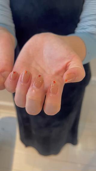 ネイル 🎀チーク/ちゅるん 🫧chisa🎀のネイルデザイン