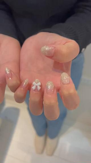 ネイル 🎀チーク/ちゅるん 🫧chisa🎀のネイルデザイン