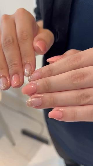 ネイル 🎀チーク/ちゅるん 🫧chisa🎀のネイルデザイン