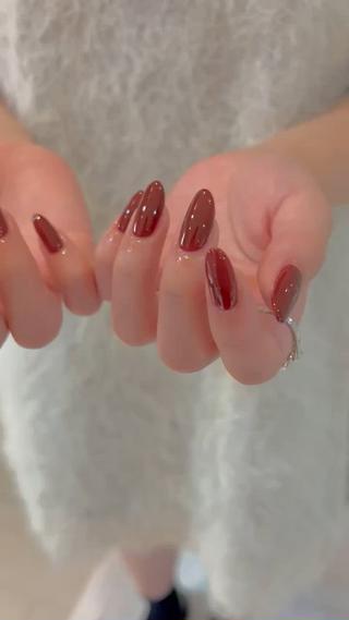 ネイル 🎀チーク/ちゅるん 🫧chisa🎀のネイルデザイン