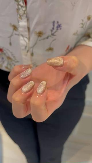 ネイル 🎀チーク/ちゅるん 🫧chisa🎀のネイルデザイン