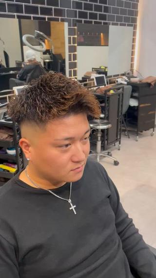 ショート パーマ メンズ men'sLapis横浜所属・清藤 竜輝のヘアスタイル