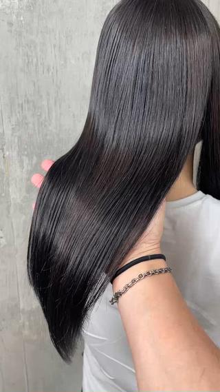 ロング カラー パーマ 江上拓郎/ショート /酸性ストレートのヘアスタイル