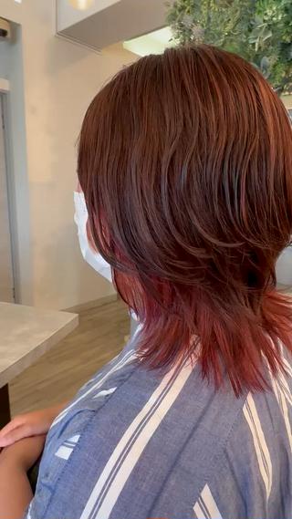 ミディアム カラー sato ayaka ｜透明感カラー🫧のヘアスタイル