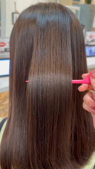 セミロング sato ayaka ｜透明感カラー🫧のヘアスタイル