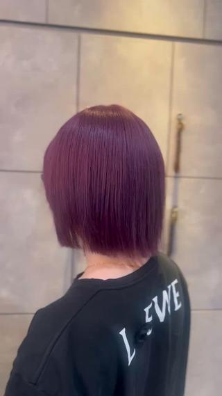 ミディアム カラー Lani5710所属・🎀ハイトーン・艶 カラー HANA🎀のヘアスタイル
