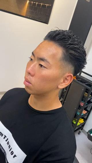 ショート パーマ ヘアアレンジ メンズ men'slapis YUTOのヘアスタイル