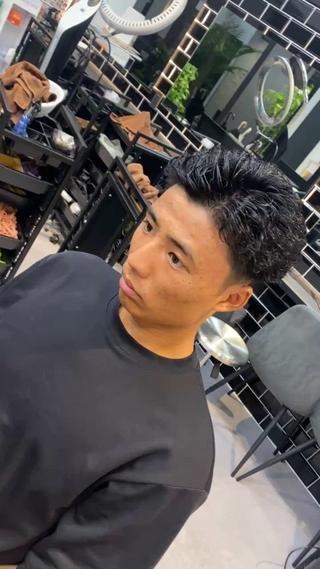 ショート パーマ ヘアアレンジ メンズ men'slapis YUTOのヘアスタイル